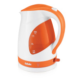 Чайник электрический BBK EK1700P 1.7л 2200Вт белый/оранжевый