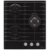 Газовая варочная поверхность Krona HAGEL 45 BL W черный
