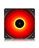 Вентилятор Deepcool RF120R черный/красный 120x25мм 1300rpm LED 3pin+4pin (DP-FLED-RF120-RD)