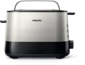 Тостер Philips HD2637/90 830Вт черный/серебристый