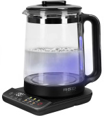 Чайник электрический Red Solution KG1330D 2л. 2000Вт прозрачный/черный