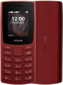 NOKIA Мобильный телефон 105 (TA-1557 )DS EAC 0.048 красный моноблок 2Sim 1.8 120x160 Series 30+ GSM900/1800 GSM1900 FM