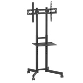 Стойка для телевизора Kromax OMEGA-15 черный 32"-70" макс.50кг напольный мобильный (90602)