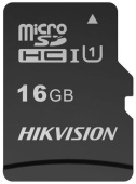 Карта памяти microSDHC 16Gb Class10 Hikvision HS-TF-C1(STD)/16G/Adapter + adapter