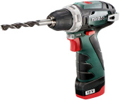 Дрель-шуруповерт Metabo PowerMaxx BS аккум. патрон:быстрозажимной (кейс в комплекте) (600984500)