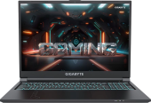 Ноутбук Gigabyte G6 Core i7 12650H 16Gb SSD512Gb NVIDIA GeForce RTX4050 6Gb 16" IPS FHD+ (1920x1200) Free DOS black WiFi BT Cam (MF-G2KZ853SD)