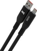 MORE CHOICE (4620202554505) K83a 2м USB 6.0A QC3.0 66W - 2м , черный