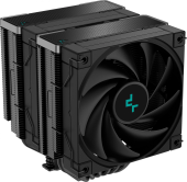 Устройство охлаждения(кулер) Deepcool AK620 Zero Dark Soc-AM5/AM4/1151/1200/2066/1700 черный 4-pin 11-28dB Al+Cu 260W 1456gr Ret