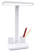 ULTRAFLASH (15167) UF-814 C01 белый (Led, светильник настольный, 9Вт, аккум., димм., смена цвет.темп.)