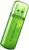 Флеш диск 64Gb Silicon Power 64Gb Helios 101 SP064GBUF2101V1N USB2.0 зеленый