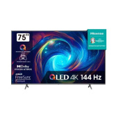 Телевизор Hisense 75" 75E7KQ LED черный
