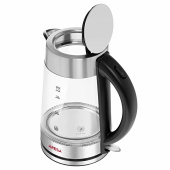 Чайник электрический Aresa AR-3472 1.7л 1850Вт серебристый/черный