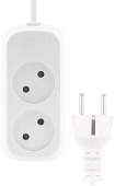 CADENA 2 гн MID 3м бз ПВС 2*1 10А белый