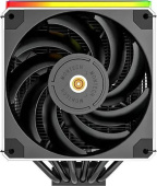 Кулер для процессора Montech Metal DT24 Premium ARGB Soc-AM5/AM4/1200/1700/1851 черный 4-pin 26dB Al+Cu 270W 1600gr Ret