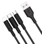 HOCO X25 Soarer USB-Type-C 2A 1.0m силикон черный