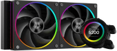 Система водяного охлаждения ID-Cooling SL240 XE ARGB Soc-AM5/AM4/1200/1700/1851 черный 4-pin 14-30dB Al+Cu LCD 300W Ret