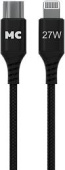 MORE CHOICE (4620202554130) K69ia USB 3.0A PD 27W для Lightning ng 8-pin Type-C - 1м , черный