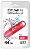 EXPLOYD 64GB-570-красный