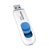 Флеш диск 16Gb A-Data Classic C008 AC008-16G-RWE USB2.0 белый/синий