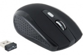 OKLICK 455MW черный оптическая (1600dpi) беспроводная USB (5but)