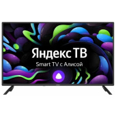 Телевизор LED Digma 40" DM-LED40SBB31 Яндекс.ТВ черный/черный FULL HD 60Hz DVB-T DVB-T2 DVB-C DVB-S DVB-S2 USB WiFi Smart TV