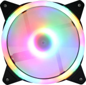 Вентилятор GMNG GG-CF120FRGB2-PWMBK RGB 120х120x25 черный 4-pin 28дБ Ret