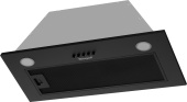 Вытяжка встраиваемая Weissgauff Leaf 600 PB Full Black Enamel черный