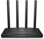 Роутер беспроводной TP-Link Archer C6U AC1200 10/100/1000BASE-TX черный