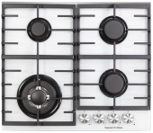 Газовая варочная панель Zigmund & Shtain M 28.6 W белый