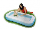 INTEX Бассейн надувной 102л 166x100x28см надувное дно, рем комплект, от 2 лет, 57403 359-003
