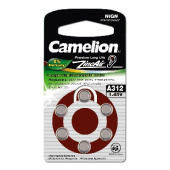 CAMELION ZA312 BL-6 MERCURY FREE (A312-BP6(0%HG), батарейка для слуховых аппаратов, 1.4 V,170MAH)