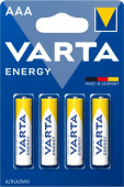 Батарея Varta Energy LR03 BL4 Alkaline AAA (4шт) блистер