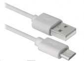 DEFENDER (87468) USB08-10BH USB2.0 белый, AM-MicroBM, 3,0 м