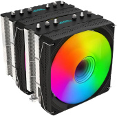 Кулер для процессора GMNG GG-CPC250-ARGB1 ARGB 120x120x25mm Soc-AM5/AM4/1151/1200/2066/1700 черный 4-pin 22-32dB Al+Cu 250W 945gr Ret (GG-CPC