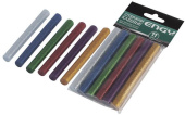 ENGY Стержни клеевые цветные, с блестками,11х100 мм, 6 шт (007587)