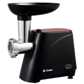 Мясорубка DELTA DL-6100М черный с красным