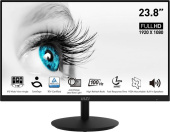 Монитор MSI 23.8" Pro MP242A черный IPS LED 1ms 16:9 HDMI M/M 250cd 178гр/178гр 1920x1080 100Hz VGA DP FHD 3.3кг