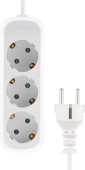 CADENA 2 гн MID 1,5м сз ПВС 3*1 10А белый