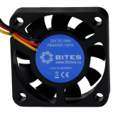Вентилятор 5bites FB4010S-12H3 черный 40x10мм 6000rpm 3pin