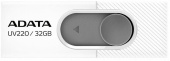 Флеш диск 32Gb A-Data UV220 AUV220-32G-RWHGY USB2.0 белый/серый