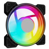 Вентилятор Powercase (M6-14-LED) 5 color LED 140x140x25мм (100шт./кор, Molex, 900±10% об/мин) Bulk