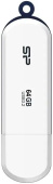 Флеш диск 64Gb Silicon Power Blaze B32 SP064GBUF3B32V1W USB3.0 белый/синий