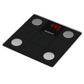 Весы напольные Maxvi BS101 макс.150кг черный