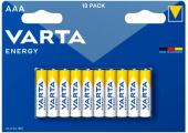 Батарея Varta Energy LR03 BL10 Alkaline AAA (10шт) блистер