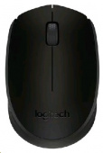 LOGITECH Wireless Mouse B170 black (USB, for Business, 1000 dpi, 3but) (910-004798)
