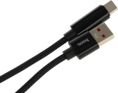 Кабель Hoco U125 Type-C USB(m) - USB Type-C(m) 1.2м черный (5A(11916))