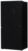 Холодильник Hyundai CM5005F черное стекло (трехкамерный)