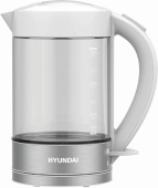 HYUNDAI HYK-G9990 1.5л. 2000Вт белый/серебристый (стекло)