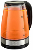 Чайник электрический Goodhelper KPG-1810 orange 1,8л 1800Вт прозрачный/стальной