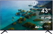 Телевизор LED 43" Haier 43 LED S2 черный 4K UHD SmartTV